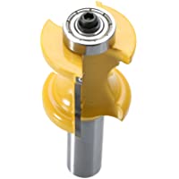 1-2  Brocas de Fresado Tallar Bullnose con Columna de Grano Cortador de Bit de Ranurador de Madera